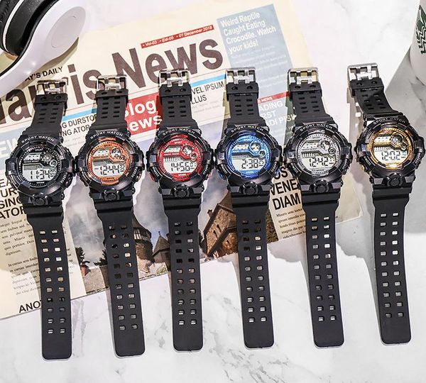 wristwatches luxury men watch electronic digital watches boys and girls students alarm clock luminous sports gift, Slivery;brown
wristwatches luxury men watch electronic digital watches boys and girls students alarm clock luminous sports gift, Slivery;brown
