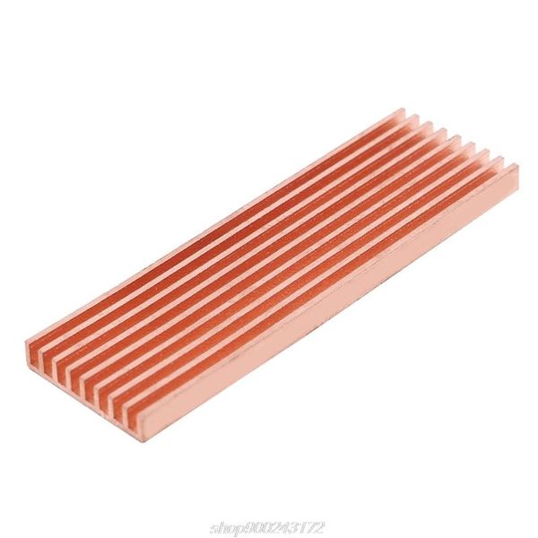 fans & coolings pure copper heatsink cooler heat sink thermal conductive adhesive for m.2 2280 pci-e nvme ssd f05 21 drop
fans & coolings pure copper heatsink cooler heat sink thermal conductive adhesive for m.2 2280 pci-e nvme ssd f05 21 drop