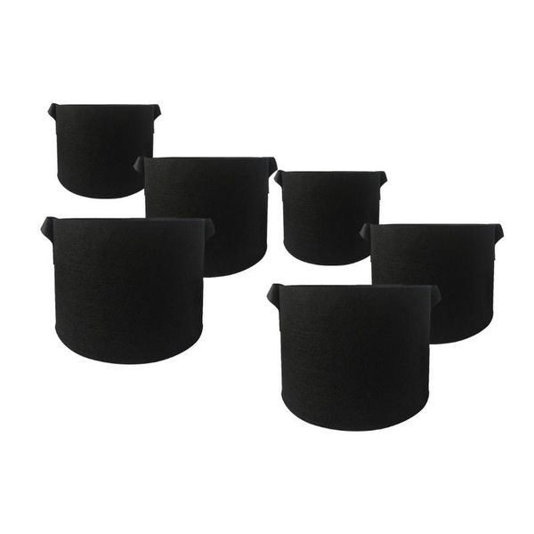 planters & pots 5pcs/set heavy duty thickened fabric grow bags container nursery flowerpot transplant plant bag with handles
planters & pots 5pcs/set heavy duty thickened fabric grow bags container nursery flowerpot transplant plant bag with handles