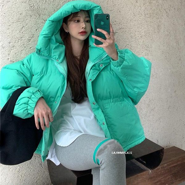 women's down & parkas winter korean thicked warm bread coat candy color all-match casual chic button zip hooded cotton jacket casaca mu, Black
women's down & parkas winter korean thicked warm bread coat candy color all-match casual chic button zip hooded cotton jacket casaca mu, Black