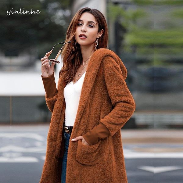 women's jackets yinlinhe brown faux fur winter women coat warm long furry kimono overcoat female big size elegant autumn pink outwear 6, Black;brown
women's jackets yinlinhe brown faux fur winter women coat warm long furry kimono overcoat female big size elegant autumn pink outwear 6, Black;brown