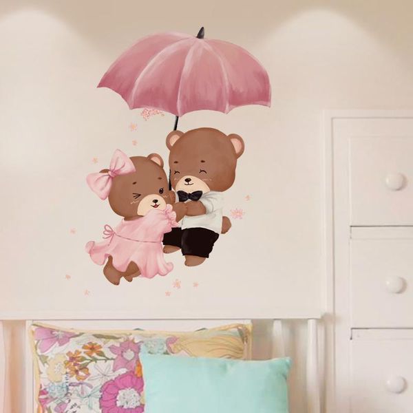 wall stickers cartoon bears diy animals umbrella decals for kids rooms baby bedroom children nursery home decoration
wall stickers cartoon bears diy animals umbrella decals for kids rooms baby bedroom children nursery home decoration