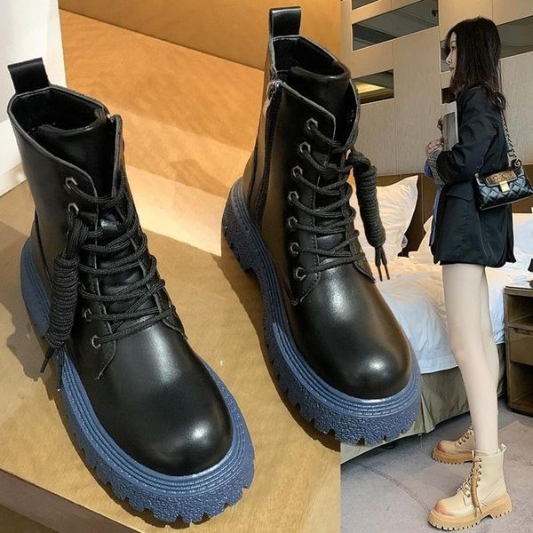 dress shoes pipe boots female 2021 spring thick soled british style versatile locomotive single thin, Black
dress shoes pipe boots female 2021 spring thick soled british style versatile locomotive single thin, Black