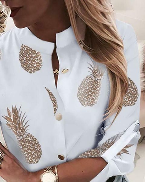 fashion women autumn long sleeved pineapple print blouse shirt ladies casual polyester drop shipping good quality, White
fashion women autumn long sleeved pineapple print blouse shirt ladies casual polyester drop shipping good quality, White