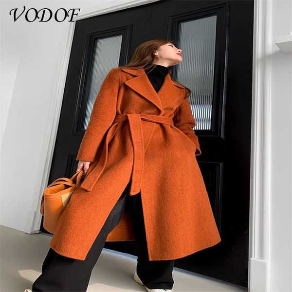 women's wool & blends 2021 women long sleeve woolen coats fashion ladies thick plaid coat female streetwear girls oversize jacket chic, Black
women's wool & blends 2021 women long sleeve woolen coats fashion ladies thick plaid coat female streetwear girls oversize jacket chic, Black