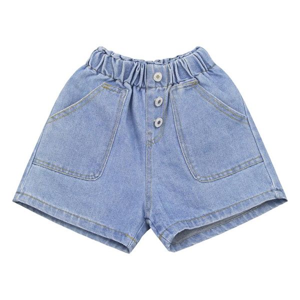 jeans summer for girl solid color short girls mid wiat kids elastic waist children's clothing, Blue
jeans summer for girl solid color short girls mid wiat kids elastic waist children's clothing, Blue