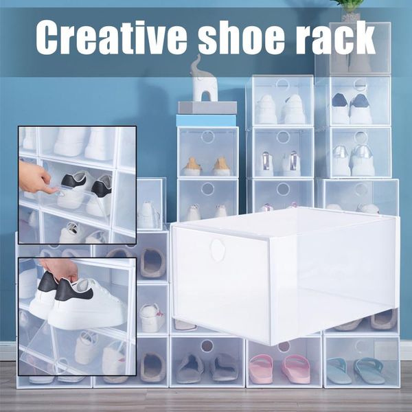 40# transparent shoe box storage shoe boxes thickened dustproof shoes organizer box can be superimposed combination cabinet 
40# transparent shoe box storage shoe boxes thickened dustproof shoes organizer box can be superimposed combination cabinet