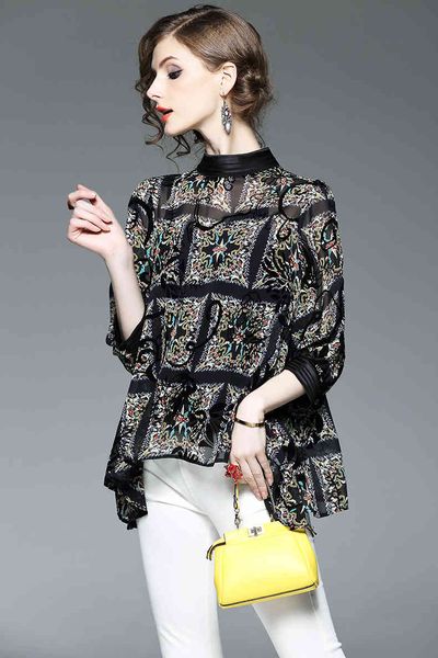 casual dresses two pieces fashion women summer stand collar floral print black chiffon blouse loose plus size shirt g44t, Black;gray
casual dresses two pieces fashion women summer stand collar floral print black chiffon blouse loose plus size shirt g44t, Black;gray