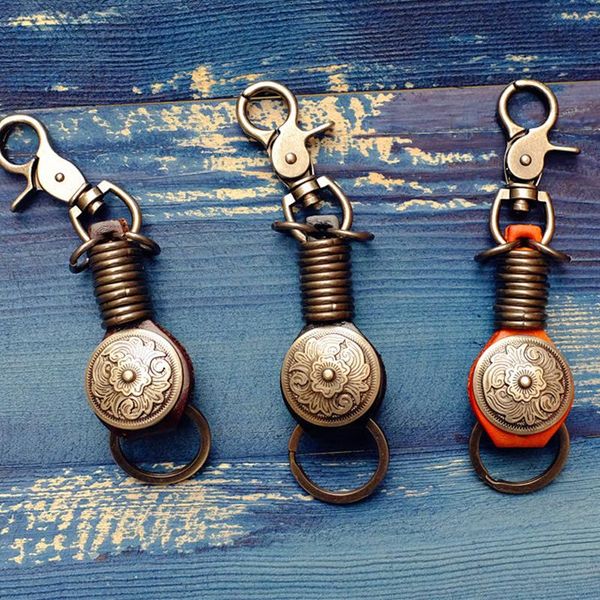 keychains metal handmade leather keychain keyring keyholder for japanese style car frosted layer cowhide, Silver
keychains metal handmade leather keychain keyring keyholder for japanese style car frosted layer cowhide, Silver