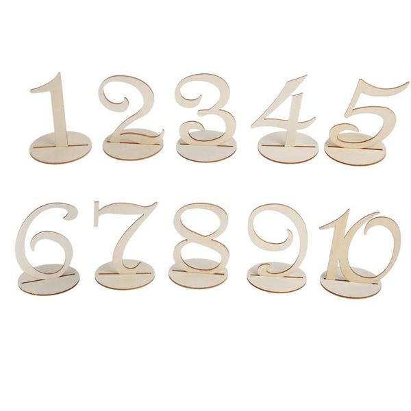 party decoration 1-10/11-20 wooden table numbers set with base birthday wedding decor
party decoration 1-10/11-20 wooden table numbers set with base birthday wedding decor