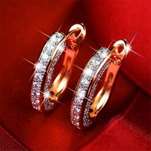 hoop & huggie female luxury white crystal earrings vintage silver color zircon stone for women punk hip hop wedding earring gift, Golden;silver
hoop & huggie female luxury white crystal earrings vintage silver color zircon stone for women punk hip hop wedding earring gift, Golden;silver