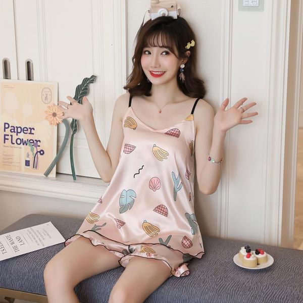 woman pajamas set silk printing new arrivals sling sleepwear shortless sleeve pyjamas with chest pad girl short pijama pant, Black;red
woman pajamas set silk printing new arrivals sling sleepwear shortless sleeve pyjamas with chest pad girl short pijama pant, Black;red