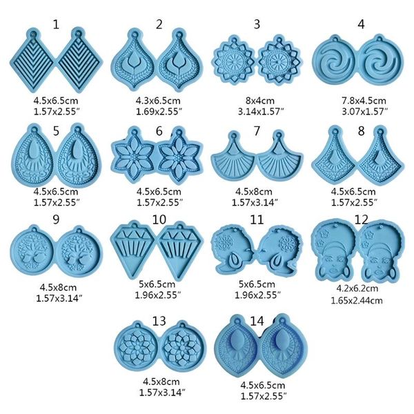 craft tools earrings epoxy resin mold keychain pendant silicone mould diy jewelry 
craft tools earrings epoxy resin mold keychain pendant silicone mould diy jewelry