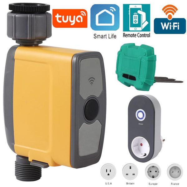 wifi connection automatic smart irrigation system watering timer soil moisture sensor garden irrigation controller
wifi connection automatic smart irrigation system watering timer soil moisture sensor garden irrigation controller