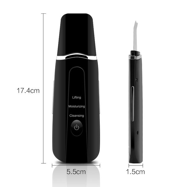 ultrasound skin scrubber ultrasonic ion deep facial cleansing face vibration massage machine remove pore blackhead wrinkles
ultrasound skin scrubber ultrasonic ion deep facial cleansing face vibration massage machine remove pore blackhead wrinkles