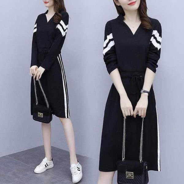 casual dresses dress women spring autumn fashion korean striped elegant office female slim high waist belt v-neck vestidos, Black;gray
casual dresses dress women spring autumn fashion korean striped elegant office female slim high waist belt v-neck vestidos, Black;gray
