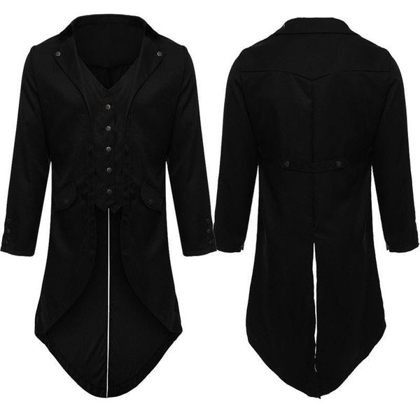 men's jackets man punk retro tuxedo costume fashion long trench coat red black purple costumes men party uniform, Black;brown
men's jackets man punk retro tuxedo costume fashion long trench coat red black purple costumes men party uniform, Black;brown