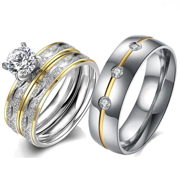 wedding rings 2021 crystal stainless steel engagement couple luxury cubic zirconia ring for women bands godly jewels, Slivery;golden
wedding rings 2021 crystal stainless steel engagement couple luxury cubic zirconia ring for women bands godly jewels, Slivery;golden