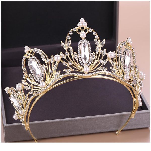 vintage baroque crystal rhinestone pearl queen crown jewelry gold headdress birthday crown bridal wedding hair accessor jllfjj, Silver
vintage baroque crystal rhinestone pearl queen crown jewelry gold headdress birthday crown bridal wedding hair accessor jllfjj, Silver