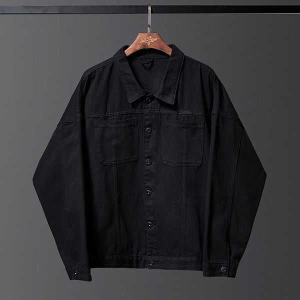 men's jackets plus size clothes 5xl 8xl japanese streetwear korean denim jacket 2021 spring and autumn casual loose black outerwear, Black;brown
men's jackets plus size clothes 5xl 8xl japanese streetwear korean denim jacket 2021 spring and autumn casual loose black outerwear, Black;brown