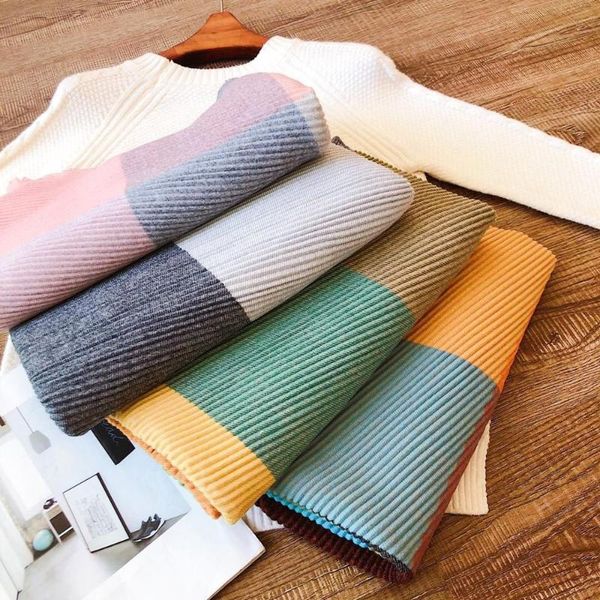 scarves women scarf winter woman plaid wrap shawl thick women's warm cashmere wool cotton blended brushed poncho pashmina, Blue;gray
scarves women scarf winter woman plaid wrap shawl thick women's warm cashmere wool cotton blended brushed poncho pashmina, Blue;gray