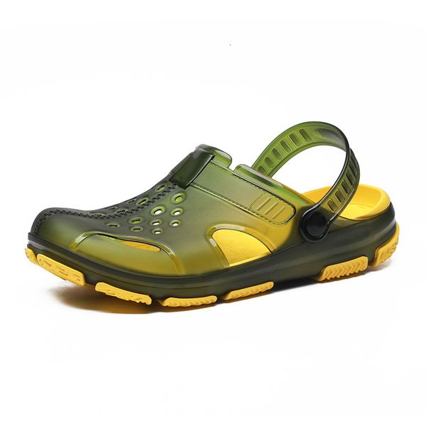 04new fashion soft men clog comfortable sandals breathable ankle-wrap eva 1saw, Black
04new fashion soft men clog comfortable sandals breathable ankle-wrap eva 1saw, Black