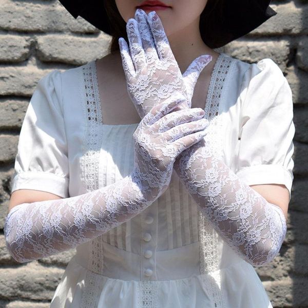 five fingers gloves women' lace mesh long summer beach sunscreen thin uv blocking dress party wedding elbow armbands, Blue;gray
five fingers gloves women' lace mesh long summer beach sunscreen thin uv blocking dress party wedding elbow armbands, Blue;gray