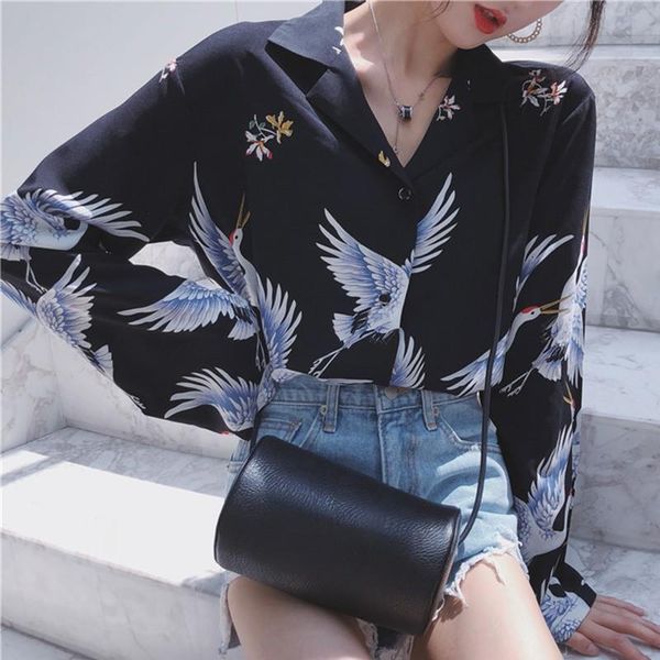 womens clothing women print blouse long sleeve shirts v neck spring fashion floral female drop shipping, White
womens clothing women print blouse long sleeve shirts v neck spring fashion floral female drop shipping, White