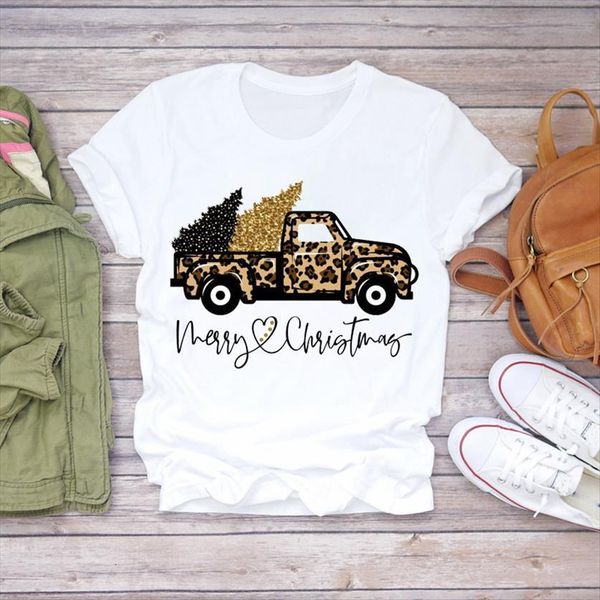 tree leopard vintage 90s cute womens t shirt truck merry christmas print lady graphic female tee, White
tree leopard vintage 90s cute womens t shirt truck merry christmas print lady graphic female tee, White