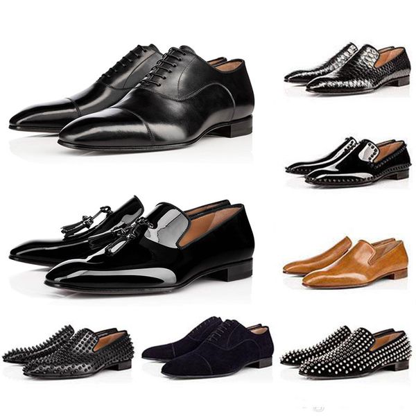 2022 red bottom casual shoes men's leather sneakers insider pointed spikes rivet trainers low cut suede sneaker dress wedding shoe, Black
2022 red bottom casual shoes men's leather sneakers insider pointed spikes rivet trainers low cut suede sneaker dress wedding shoe, Black