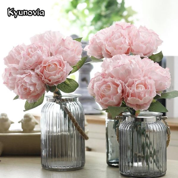 kyunovia artificial peony bouquet silk rose flower bunch peonies bundle for desk office home wedding furnishing decoration ky111
kyunovia artificial peony bouquet silk rose flower bunch peonies bundle for desk office home wedding furnishing decoration ky111
