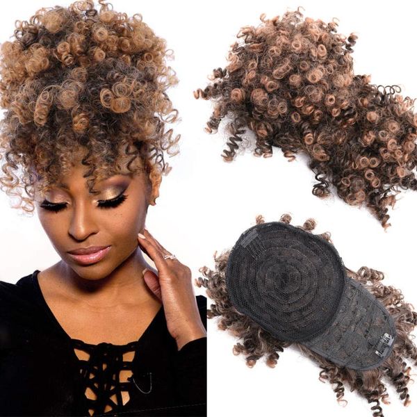 synthetic wigs short drawstring high puff afro kinky curly ponytail with bangs wig pony tail hairpiece wrap clip in hair, Black
synthetic wigs short drawstring high puff afro kinky curly ponytail with bangs wig pony tail hairpiece wrap clip in hair, Black