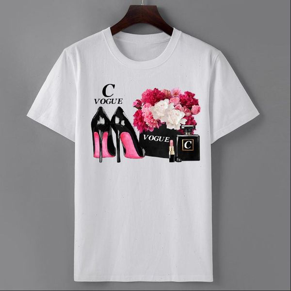 summer women t shirt flower brand perfume bottle vogue cotton t shirt aesthetic bag print tshirt lipstick high street top, White
summer women t shirt flower brand perfume bottle vogue cotton t shirt aesthetic bag print tshirt lipstick high street top, White