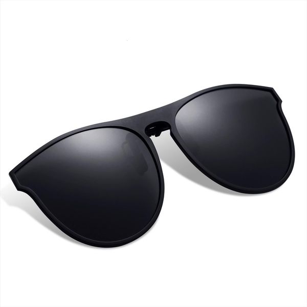 1 Pcs Unisex Sunglasses Anti Glare Driving Polarized Clip On Glasses With Flip Up For Prescription Uv Protection, White;black
1 Pcs Unisex Sunglasses Anti Glare Driving Polarized Clip On Glasses With Flip Up For Prescription Uv Protection, White;black
