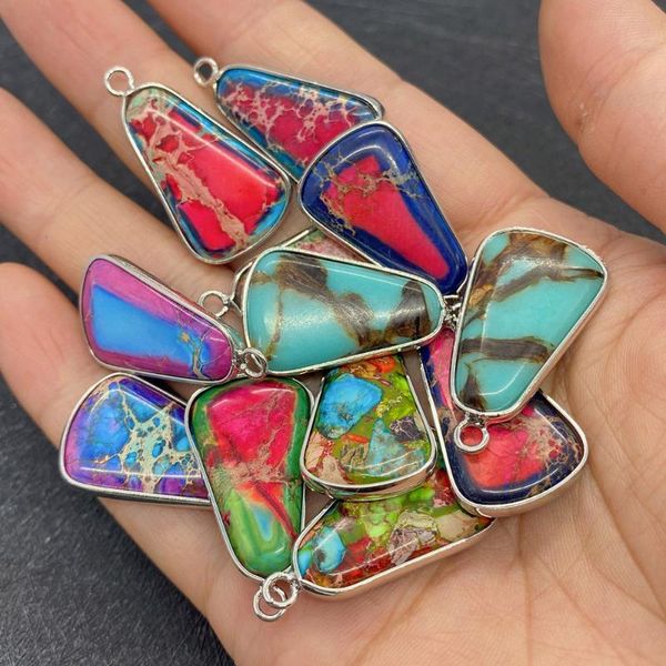 charms wholesale multicolor irregular shape pendant turquoise for jewelry making diy handmade accessories beaded decoration fashion, Bronze;silver
charms wholesale multicolor irregular shape pendant turquoise for jewelry making diy handmade accessories beaded decoration fashion, Bronze;silver