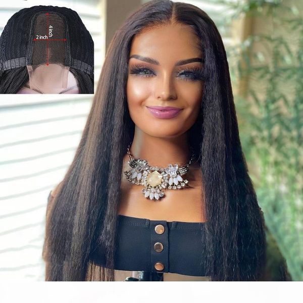 2*4 lace closure wigs human hair wigs for black women 150% kinky straight wig remy black knots brazilian hair pre plucked jko, Black;brown
2*4 lace closure wigs human hair wigs for black women 150% kinky straight wig remy black knots brazilian hair pre plucked jko, Black;brown