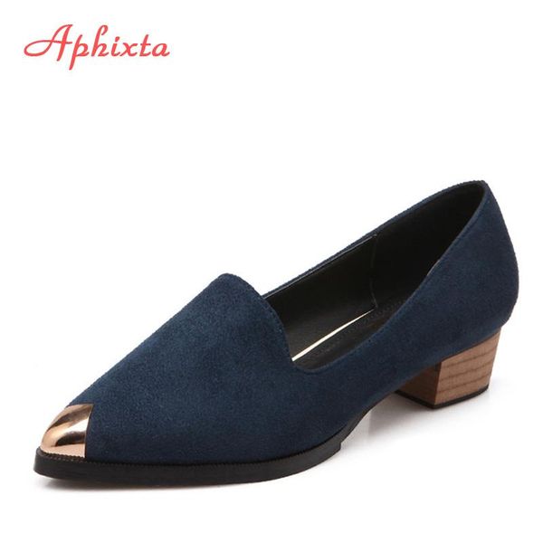 dress shoes aphixta pumps women metal decoration pointed toe pump 3cm wood grain square heel formal work shoe spring casual slip on, Black
dress shoes aphixta pumps women metal decoration pointed toe pump 3cm wood grain square heel formal work shoe spring casual slip on, Black