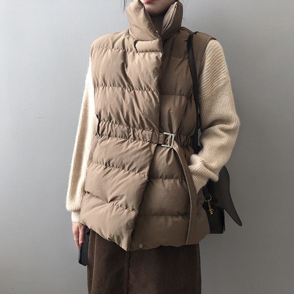 2021 New Autumn Winter Vest Coat Women Ol Formal Thicken Warm Jacket Sleeveless Bread Clothes Outwear Parkas with Belt 8eiz, Black
2021 New Autumn Winter Vest Coat Women Ol Formal Thicken Warm Jacket Sleeveless Bread Clothes Outwear Parkas with Belt 8eiz, Black
