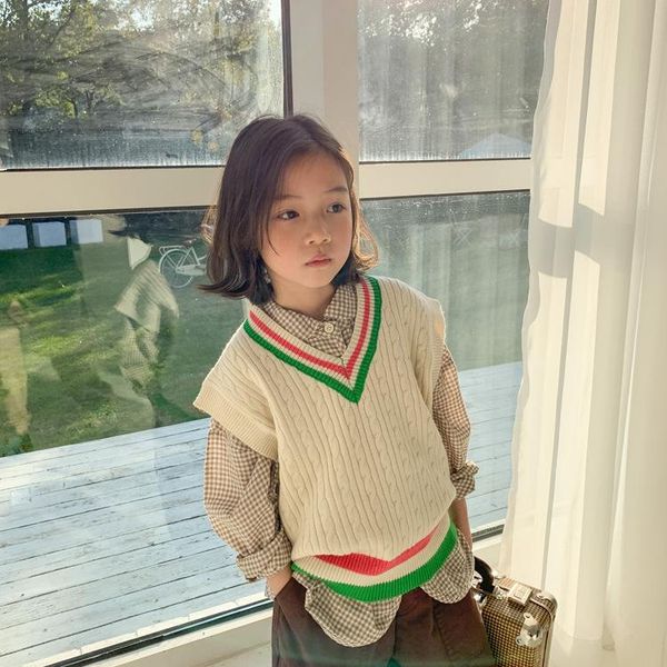 waistcoat 2021 spring kids vest casual korean children's v neck striped knitted for boys girls toddler baby fashion, Camo
waistcoat 2021 spring kids vest casual korean children's v neck striped knitted for boys girls toddler baby fashion, Camo
