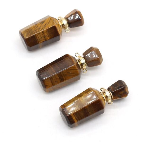 charms natural tiger eye stone perfume bottle two-hole connection pendants for jewelry making diy bracelet necklace accessories, Bronze;silver
charms natural tiger eye stone perfume bottle two-hole connection pendants for jewelry making diy bracelet necklace accessories, Bronze;silver