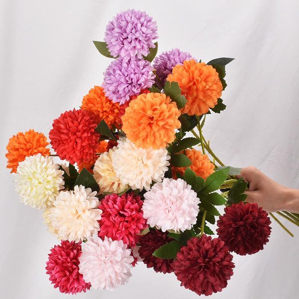 decorative flowers & wreaths 10pcs 66cm three-headed ball chrysanthemum simulation flower wedding home el pography decoration fake fower orn
decorative flowers & wreaths 10pcs 66cm three-headed ball chrysanthemum simulation flower wedding home el pography decoration fake fower orn