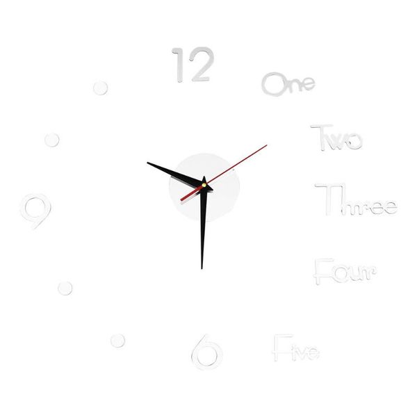 wall clocks 1 set of acrylic digital clock home diy exquisite frameless