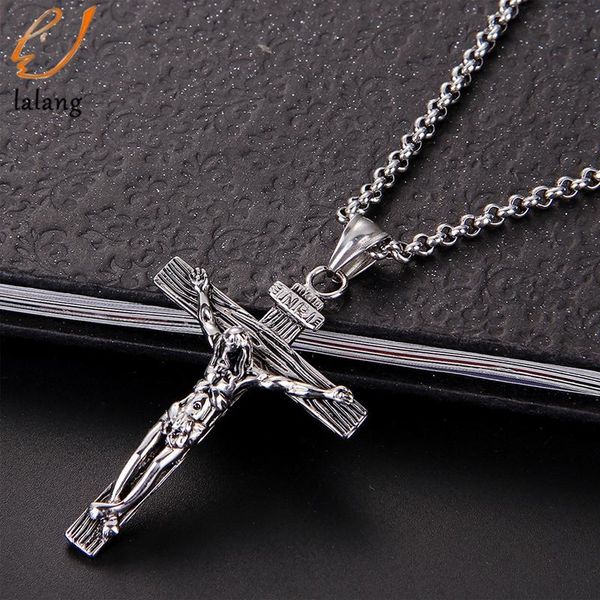 pendant necklaces cross necklace men chain christian jewelry gifts for the year crucifix jesus piece men's &, Silver
pendant necklaces cross necklace men chain christian jewelry gifts for the year crucifix jesus piece men's &, Silver