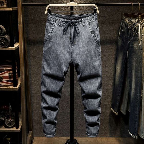black grey jeans men's korean style trend slim legged versatile spring and summer fashion brand casual handsome pants men, Blue
black grey jeans men's korean style trend slim legged versatile spring and summer fashion brand casual handsome pants men, Blue