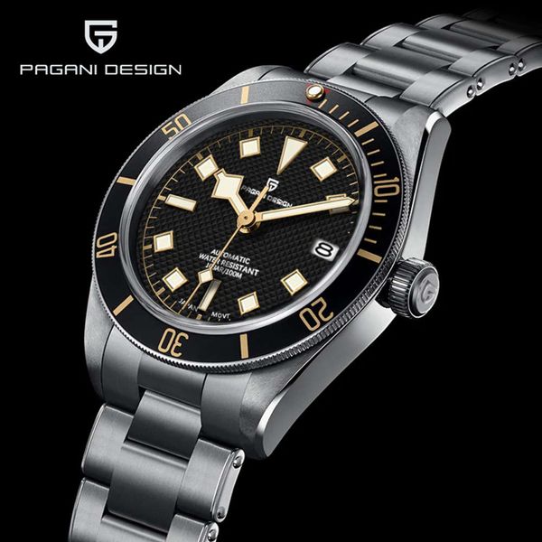 2021 pagani design bb58 retro mechanical watch for men mark luxury automatic 100m waterproof nh35a reloj hombre, Slivery;brown
2021 pagani design bb58 retro mechanical watch for men mark luxury automatic 100m waterproof nh35a reloj hombre, Slivery;brown
