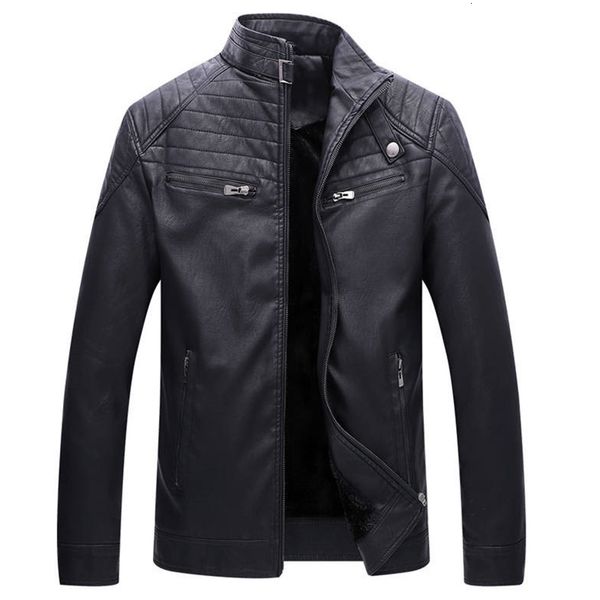 2021 new men leather winter fashion fleece lined quality pu casual biker jacket male outerwear coats 4xl 5xl g7nd, Black
2021 new men leather winter fashion fleece lined quality pu casual biker jacket male outerwear coats 4xl 5xl g7nd, Black