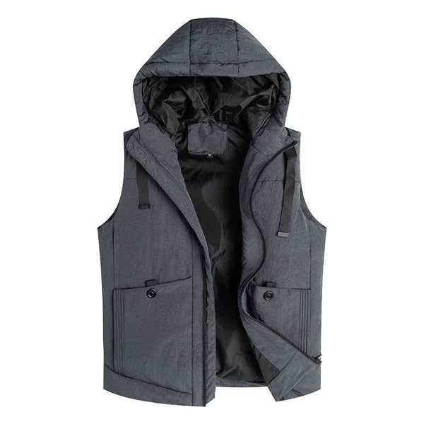 2021 new youth trend leisure sports down vest korean winter hooded men's warm lightweight feather waistcoat sleeveless jacket y1103, Black
2021 new youth trend leisure sports down vest korean winter hooded men's warm lightweight feather waistcoat sleeveless jacket y1103, Black