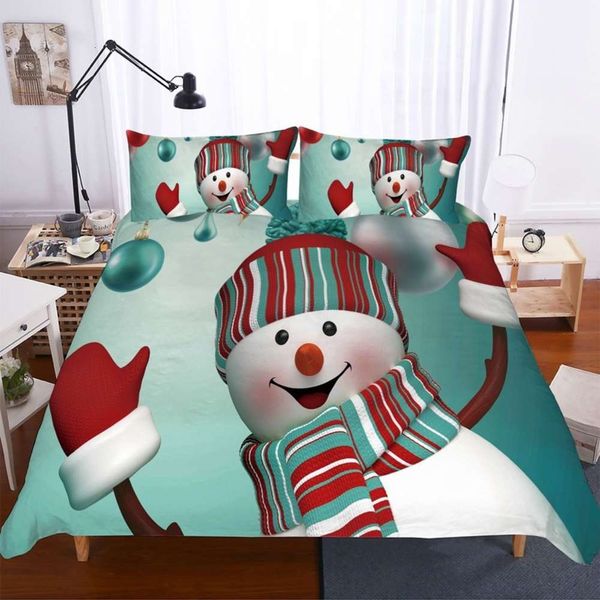 smile snowman bedding set microfiber skin-friendly duvet cover pillowcase christmas green bed cover double king home quilt cover
smile snowman bedding set microfiber skin-friendly duvet cover pillowcase christmas green bed cover double king home quilt cover