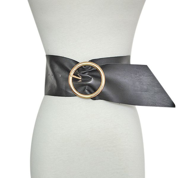 women's large round buckle wide belt imitation leather suede pin buckle soft wide waist belt with coat, Black;brown
women's large round buckle wide belt imitation leather suede pin buckle soft wide waist belt with coat, Black;brown