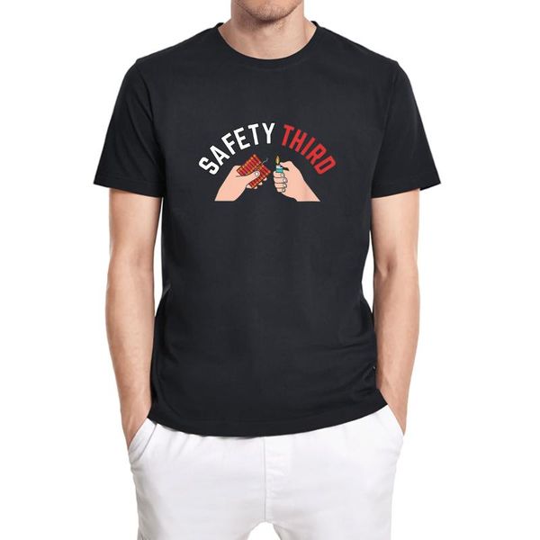 men's t-shirts 4th of july patriotic fireworks safety third independence celebration funny t-shirt and woman cotton, White;black
men's t-shirts 4th of july patriotic fireworks safety third independence celebration funny t-shirt and woman cotton, White;black